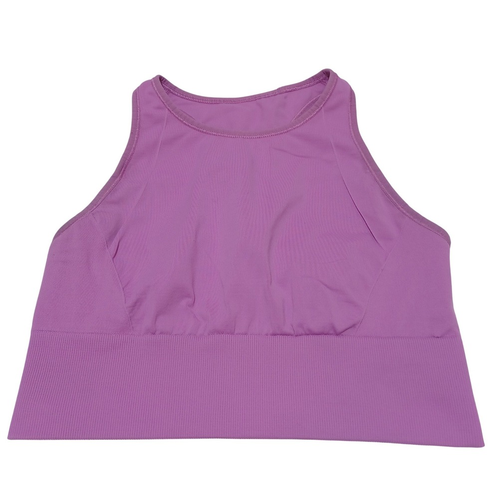 Lululemon Womens 6 Ebb to Train Racerback Sports Bra Pink Performance Sporty